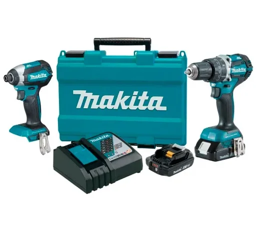 ScrewGun6_791bfc33-1e01-41bc-bf40-b10b6fa0bd98_1024x1024@2x-1.webp 18V Compact Makita Lithium-Ion Brushless Cordless Combo Kit XT269R - Image 1
